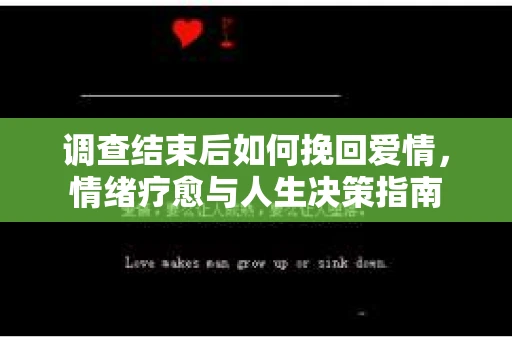 调查结束后如何挽回爱情，情绪疗愈与人生决策指南