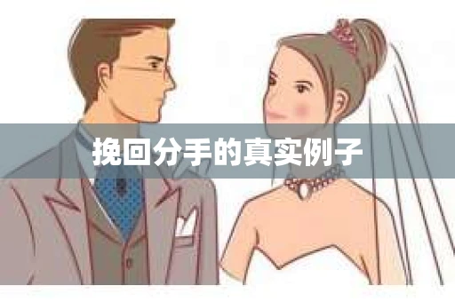 挽回分手的真实例子