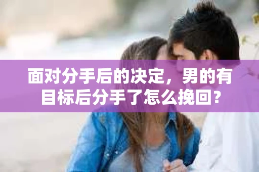 面对分手后的决定，男的有目标后分手了怎么挽回？