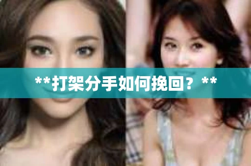 **打架分手如何挽回？**