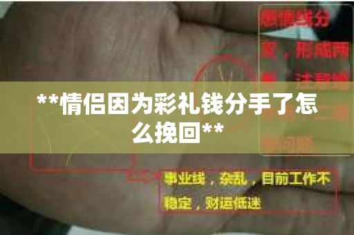 **情侣因为彩礼钱分手了怎么挽回**