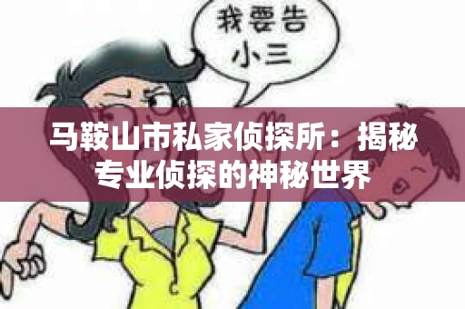 马鞍山市私家侦探所：揭秘专业侦探的神秘世界