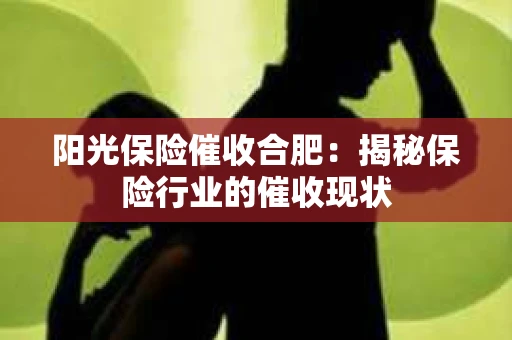 阳光保险催收合肥：揭秘保险行业的催收现状