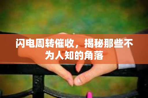 闪电周转催收，揭秘那些不为人知的角落