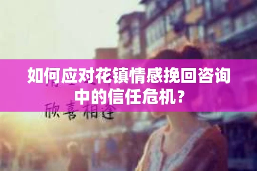 如何应对花镇情感挽回咨询中的信任危机？