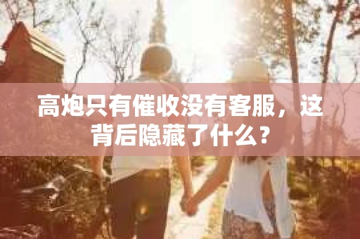 高炮只有催收没有客服，这背后隐藏了什么？
