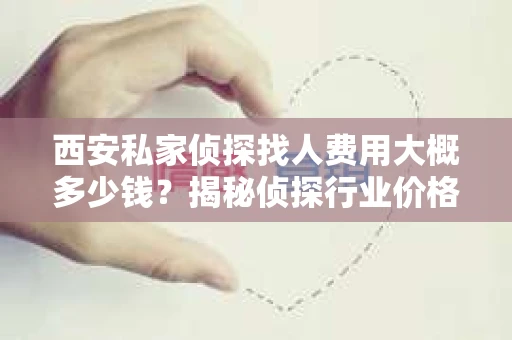 西安私家侦探找人费用大概多少钱？揭秘侦探行业价格之谜