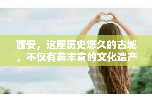 西安，这座历史悠久的古城，不仅有着丰富的文化遗产，也有着现代社会的各种需求。今天，我们就来聊聊一个比较特别的话题——西安有没有私家侦探。