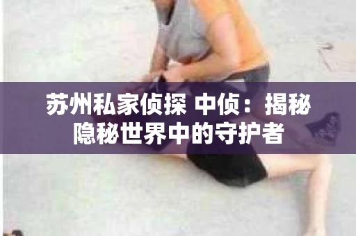 苏州私家侦探 中侦：揭秘隐秘世界中的守护者