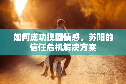 如何成功挽回情感，苏阳的信任危机解决方案
