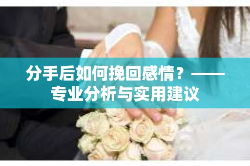 分手后如何挽回感情？——专业分析与实用建议