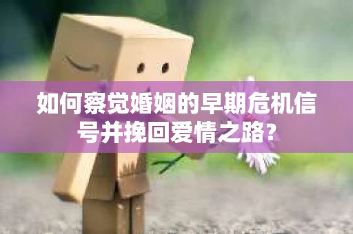 如何察觉婚姻的早期危机信号并挽回爱情之路？