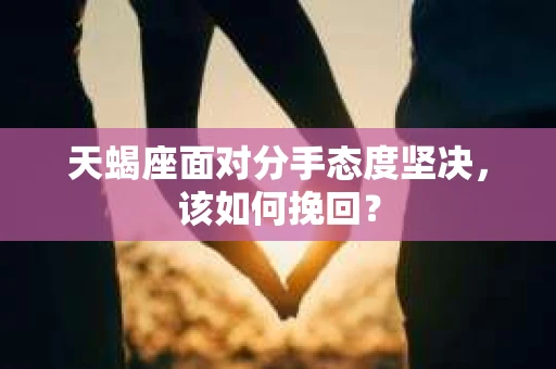 天蝎座面对分手态度坚决，该如何挽回？